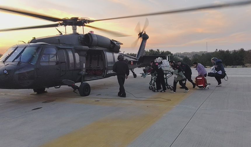 Askeri helikopter, Kenan bebek için havalandı