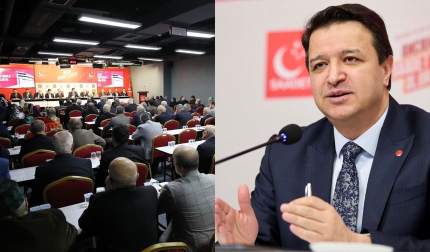 Saadet Partisi GİK, Mahmut Arıkan başkanlığında toplandı