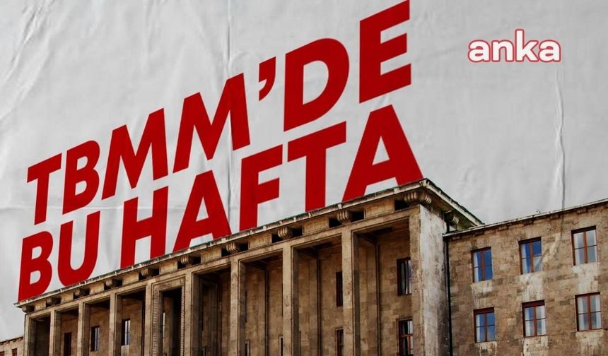 TBMM'de bu hafta hangi konular görüşülecek? İşte gündem başlıkları...