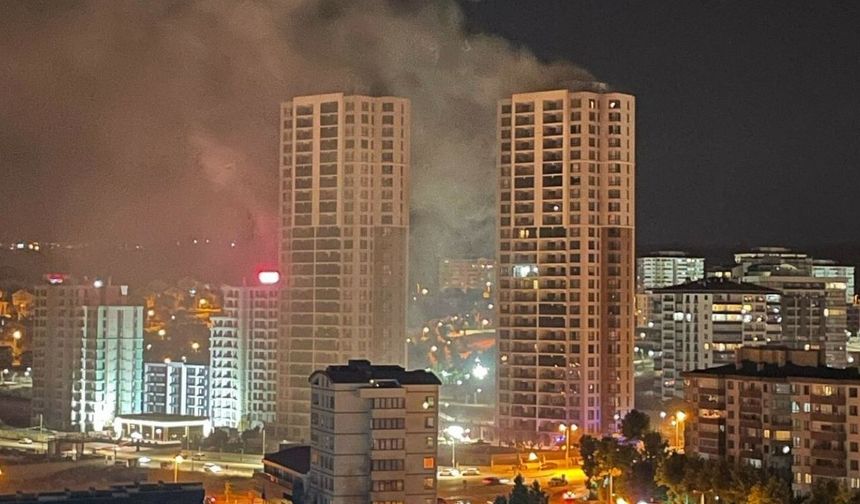 Başkentte 26 katlı binada çıkan yangında 1'i bebek 3 kişi öldü