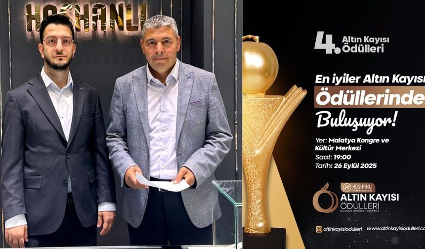 Hoşhanlı Altın Kayısı Ödülleri, 26 Eylül Cuma günü Malatya’da yapılacak