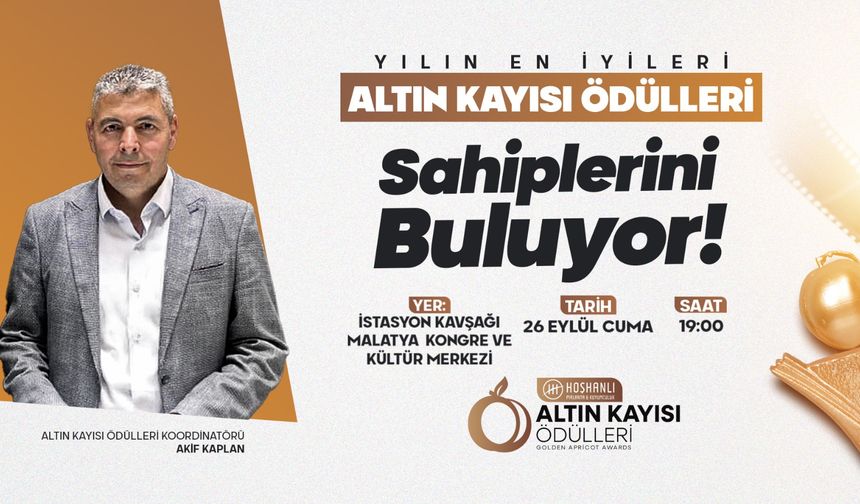 Yılın En İyileri Altın Kayısı Ödülleri bugün sahiplerini buluyor!