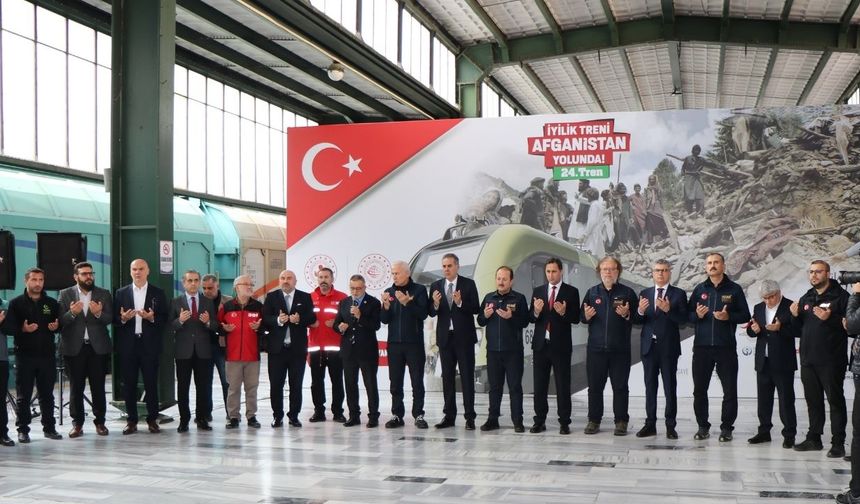 Cansuyu'nun katkıda bulunduğu 24. İyilik Treni, Afganistan yolunda