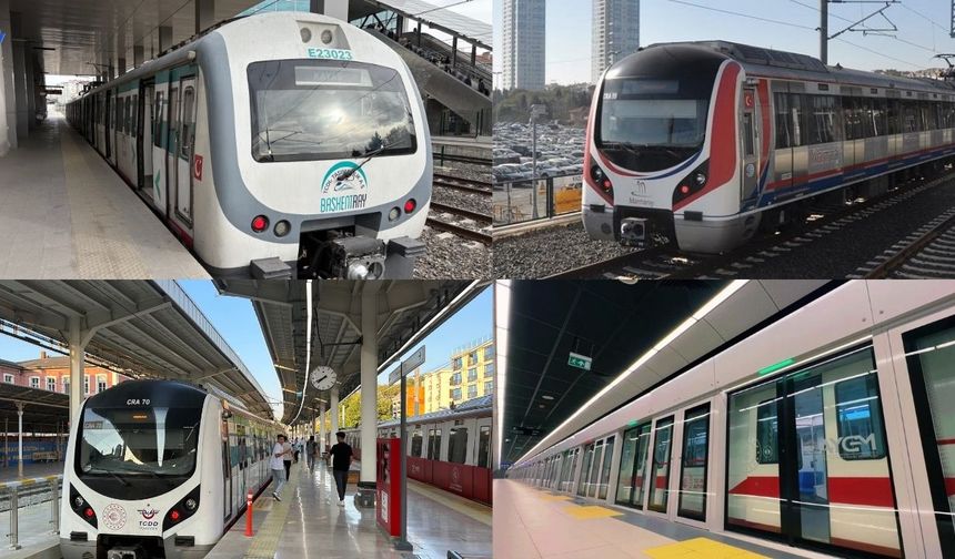 Bazı raylı sistemler 1 Ocak'ta ücretsiz olacak