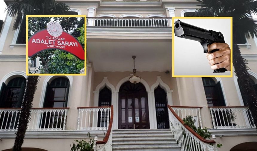 İstanbul'da bir adliye soygunu daha! Adalar Adliyesi emanetinden 12 silah çalındı