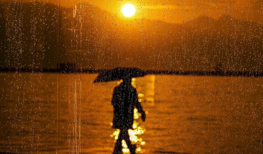 İzmir'de gün batımı