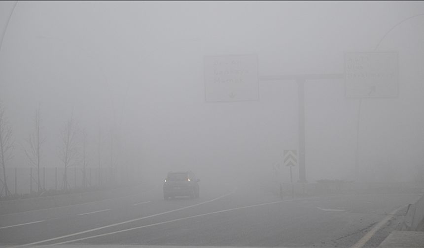 Meteoroloji'den "sis basacak" uyarısı