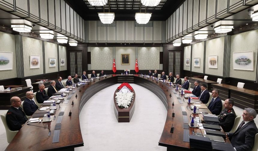Milli Güvenlik Kurulu toplantısı sona erdi
