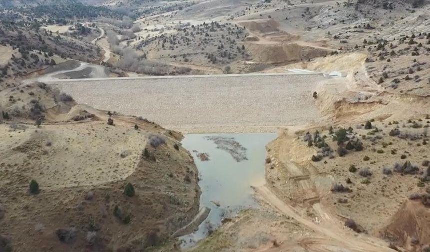 Konya Selçuklu Tepekent Barajı'nda su tutuldu