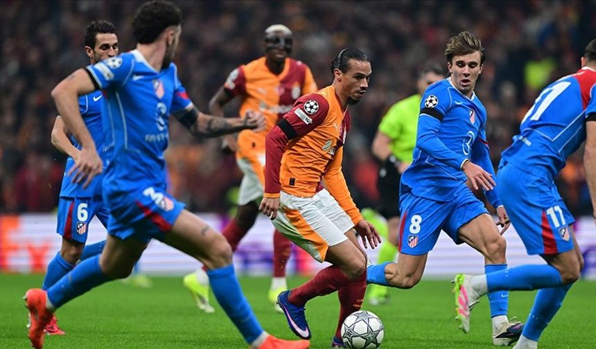 Galatasaray sahasında Atletico Madrid ile 1-1 berabere kaldı