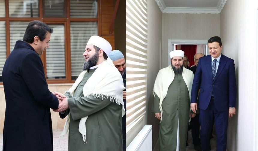 Saadet Partisi Genel Başkanı Arıkan, Reyhani Vakfı Başkanı Konyevi ile biraraya geldi