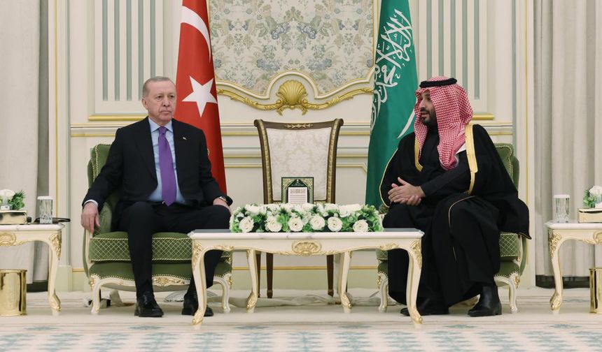 Cumhurbaşkanı Erdoğan, Suudi Arabistan Veliaht Prensi Selman ile görüştü