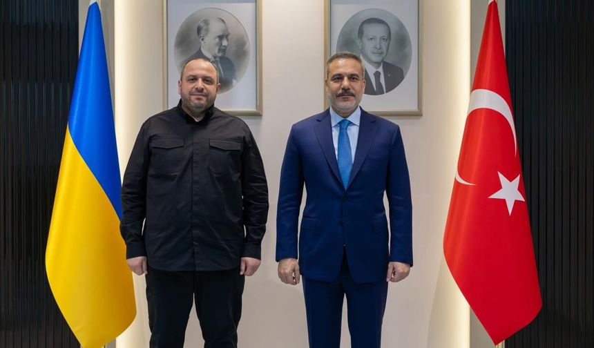 Bakan Fidan, Ukrayna Ulusal Güvenlik Sekreteri Umerov ile görüştü