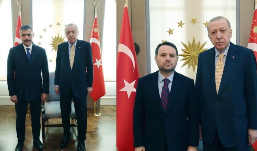 Cumhurbaşkanı Erdoğan, Bakan Çiftçi ve Bakan Gürlek'i kabul etti