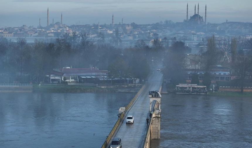 Meriç Nehri'nin debisi iki günde yaklaşık 3 katına çıktı