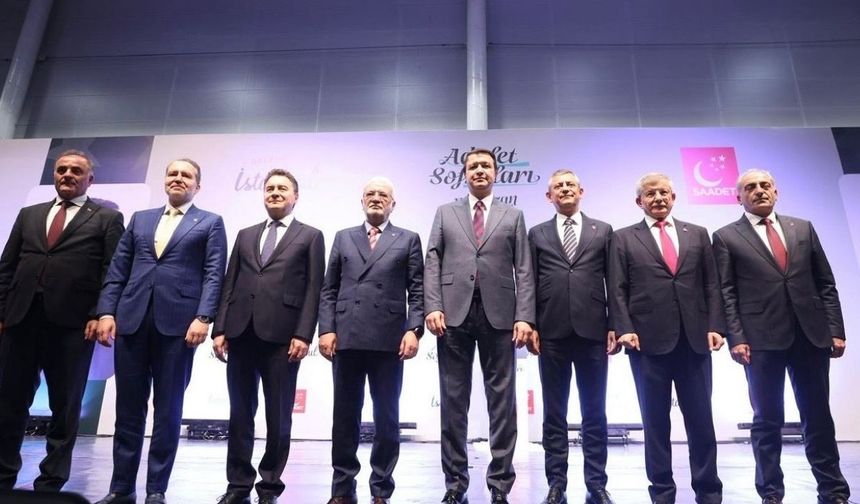 Saadet Partisi, siyasi partileri Adalet Sofraları'nda buluşturdu