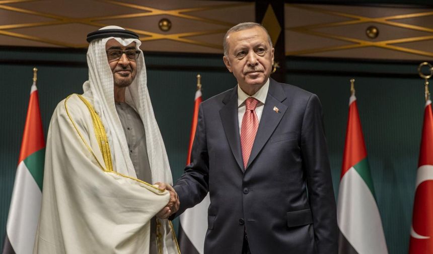 Cumhurbaşkanı Erdoğan, BAE Devlet Başkanı Al Nahyan ile görüştü