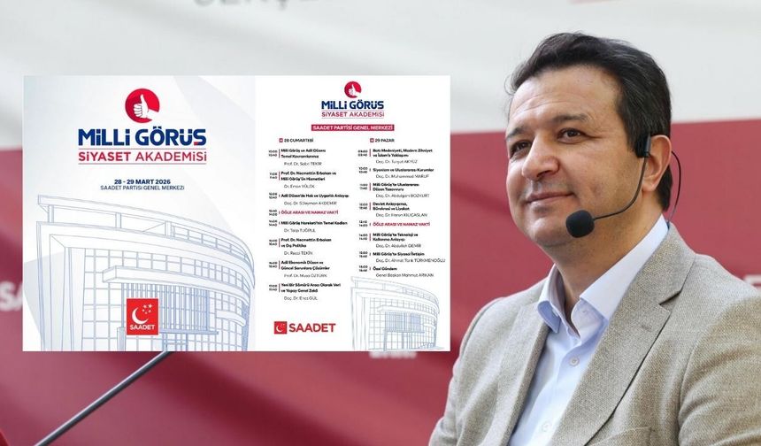 Mahmut Arıkan'dan Milli Görüş Siyaset Akademisi’ne ilişkin açıklama