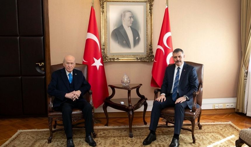 İçişleri Bakanı Çiftçi, MHP Genel Başkanı Bahçeli'yi ziyaret etti