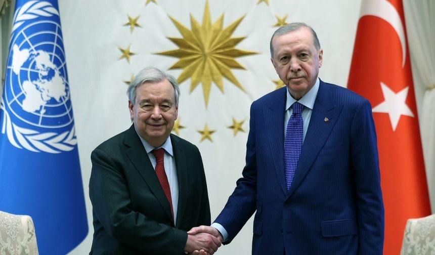 Cumhurbaşkanı Erdoğan, BM Genel Sekreteri Guterres ile görüştü