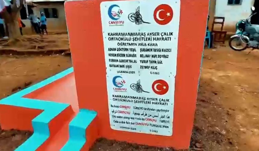 AGD, Kahramanmaraş'taki okul saldırısında hayatını kaybeden 9 kişi için su kuyusu açtırdı