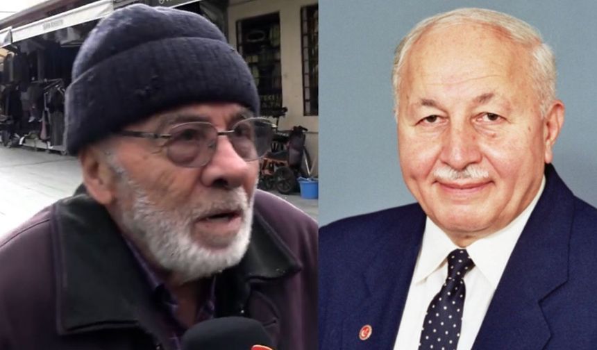 Emekli vatandaştan Erbakan çıkışı: Çuvalla para dağıtmadı mı Necmettin Erbakan size? Niye oy vermediniz?