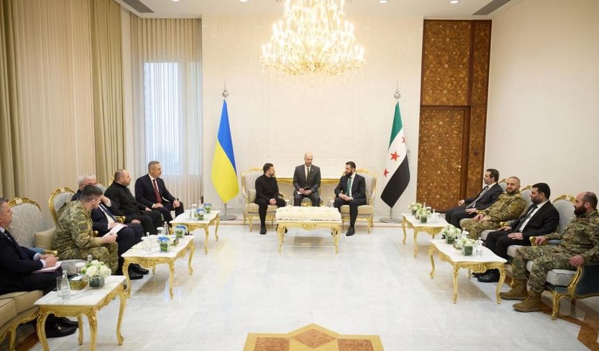 Bakan Fidan, Suriye Cumhurbaşkanı Şara ve Ukrayna Devlet Başkanı Zelenskiy ile görüştü