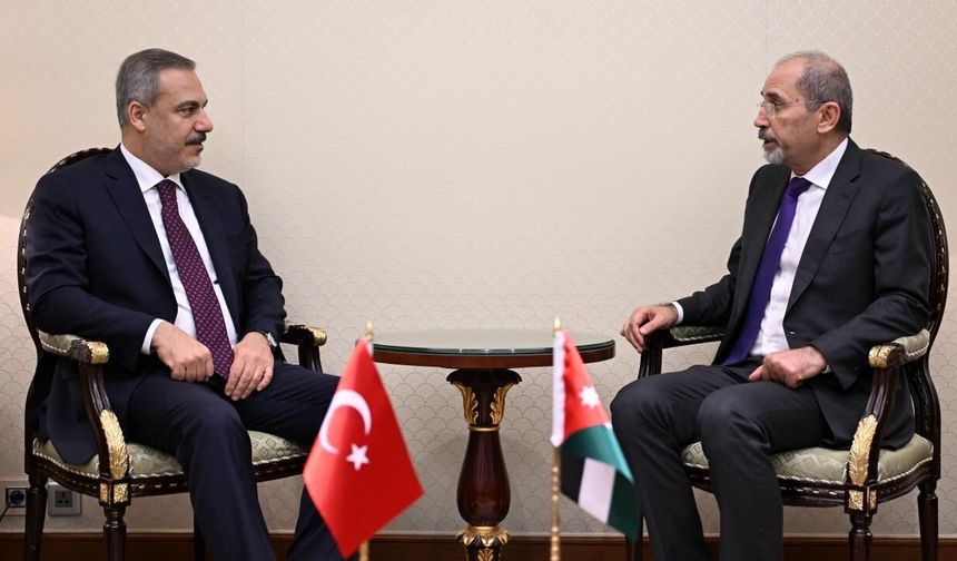 Dışişleri Bakanı Fidan, Ürdünlü mevkidaşı Safedi ile görüştü