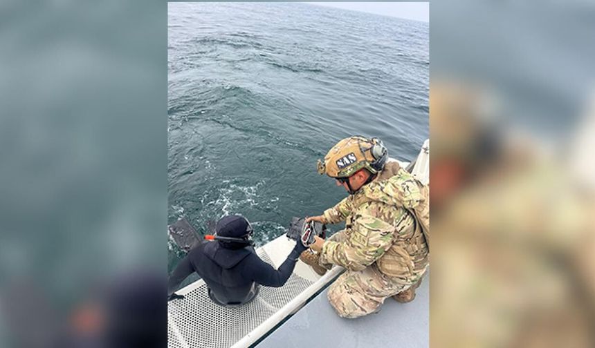 İğneada açıklarında tespit edilen mayın imha edildi