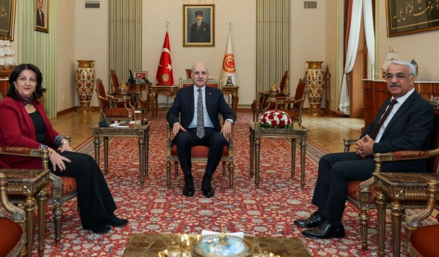 Numan Kurtulmuş, DEM Parti heyetini kabul etti