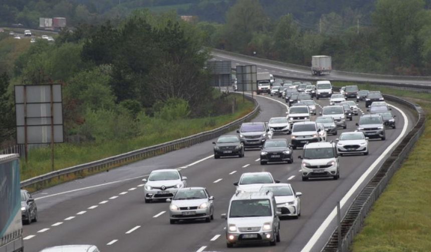 Bolu geçişinde yoğun trafik!