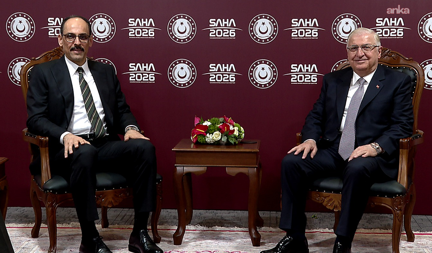 Bakan Güler, MİT Başkanı Kalın ile bir araya geldi