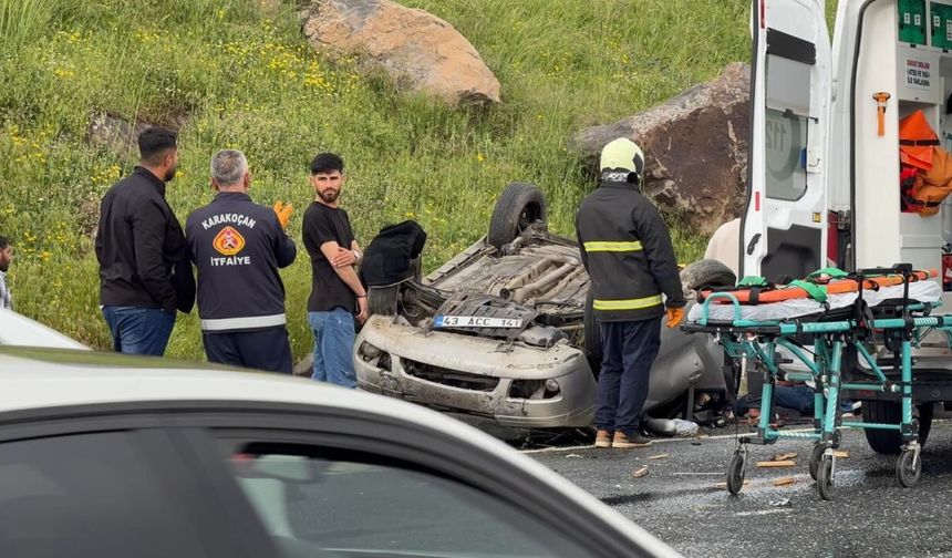Elazığ'da feci kaza: 1 ölü, 3 yaralı