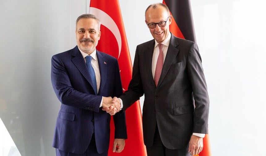 Dışişleri Bakanı Fidan, Almanya Başbakanı Merz tarafından kabul edildi