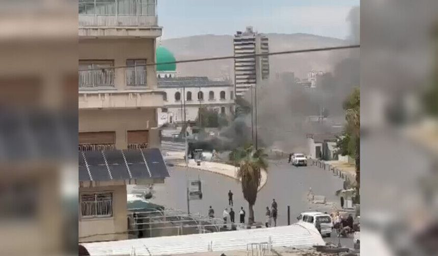 Şam'da patlama meydana geldi