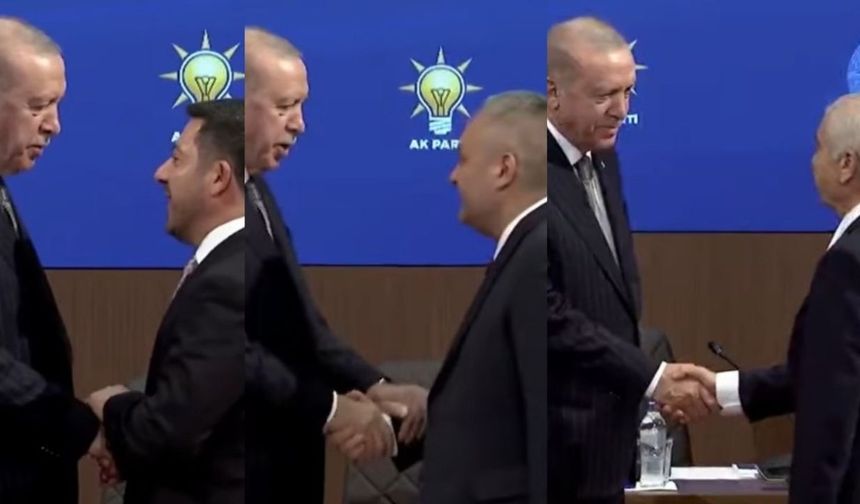 AK Parti’ye yeni katılımlar: Cumhurbaşkanı Erdoğan, 3 Belediye Başkanı'na rozet taktı