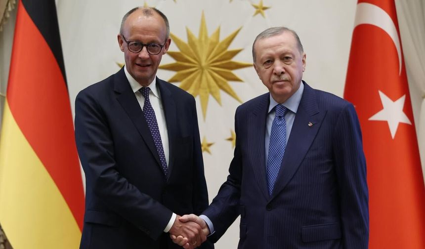 Cumhurbaşkanı Erdoğan, Almanya Şansölyesi Merz ile görüştü
