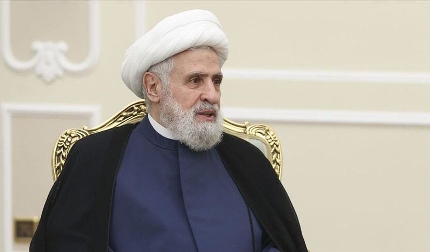 Hizbullah lideri Kasım: "İsrail'in önünde tam çekilmekten başka seçenek yok"