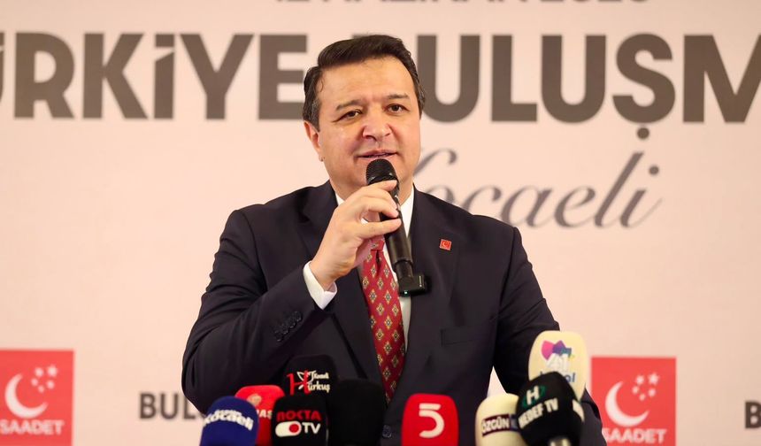 Saadet Lideri Mahmut Arıkan: Türkiye'nin ihtiyacı olan yeni bir siyasi ahlaktır