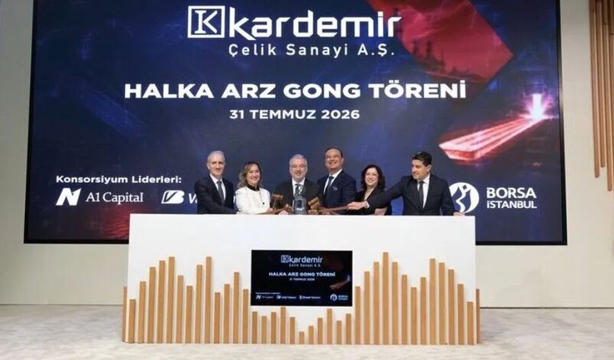 Borsa İstanbul'da gong Kardemir Çelik için çaldı