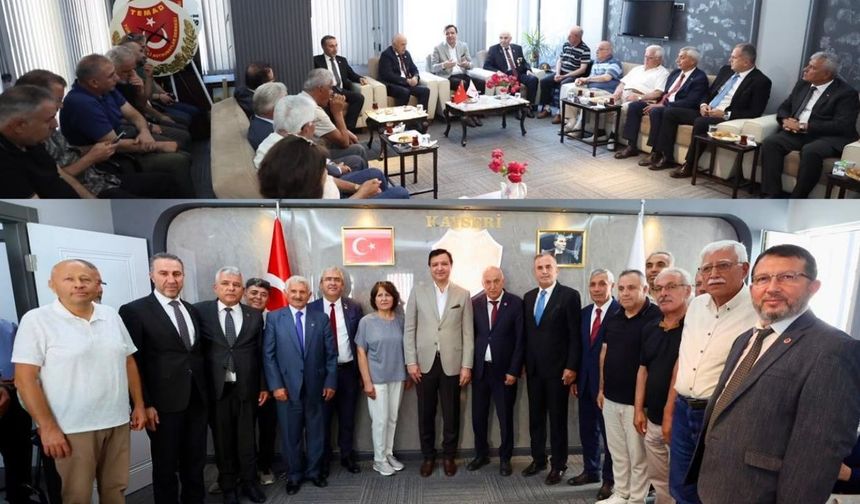 Mahmut Arıkan'dan Kayseri'de emekli subaylara destek