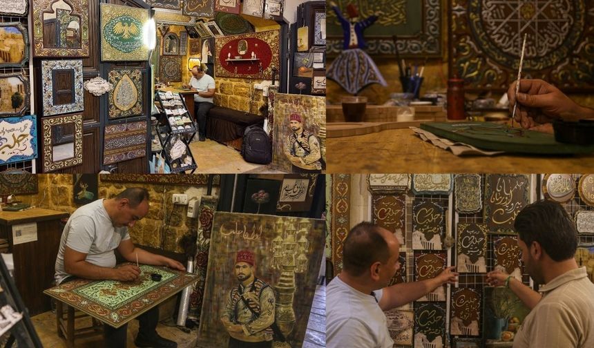 Halepli el sanatları ustası, 1400 yıllık ahşap kabartma sanatını gelecek nesillere taşıyor