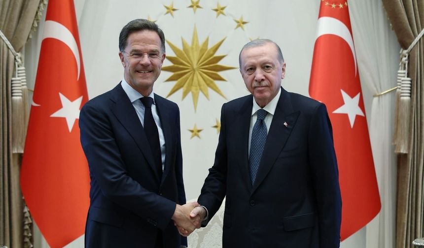 Cumhurbaşkanı Erdoğan, NATO Genel Sekreteri Rutte'yi kabul etti