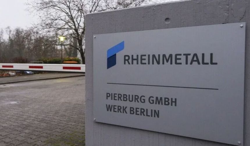 Berlin'de aktivistler İsrail için mühimmat üreten Rheinmetall şirketini protesto etti