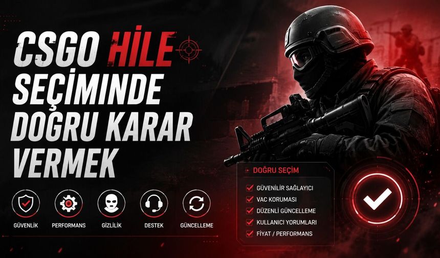 CSGO Hile Seçiminde Doğru Karar Vermek