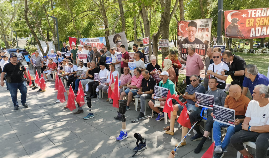 Güvenpark bariyerlerle kapatıldı: Şehit aileleri ve gazilerin eylemine müdahale