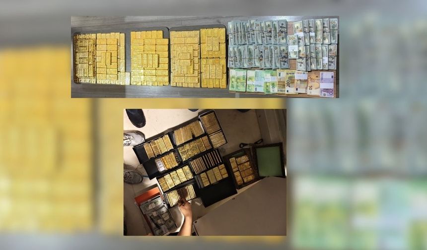 "Alihan Kuriş çıkar amaçlı suç örgütü" soruşturmasında 200 kilogram altın ele geçirildi
