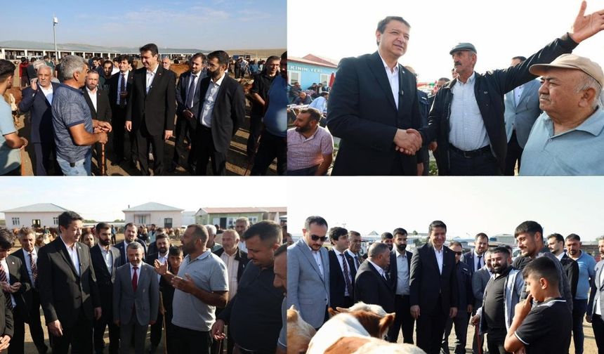 Mahmut Arıkan, Kars'ta üreticinin feryadını dinledi