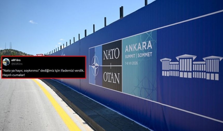 Elif Örs duyurdu: NATO’ya hayır demem nedeniyle ifademizi verdik