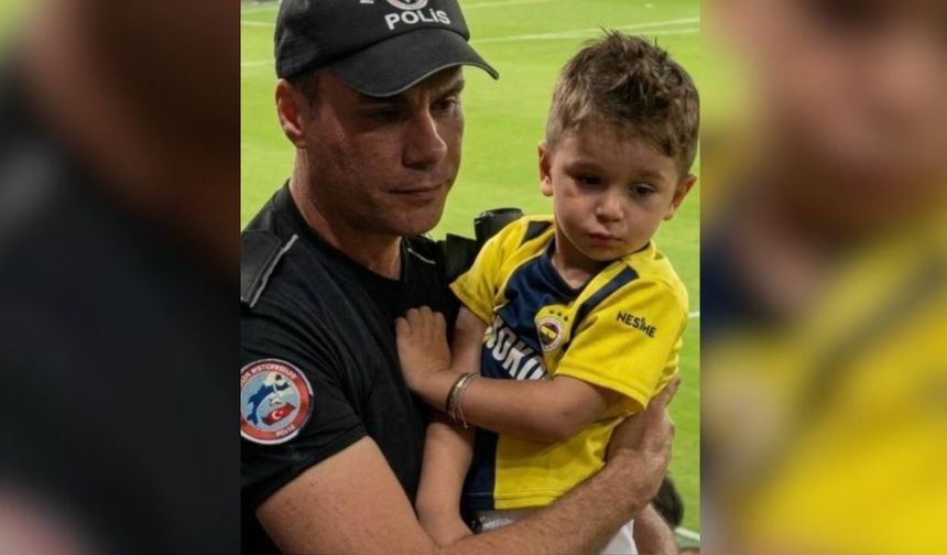 Fenerbahçe formalı çocuğu güvenli bölgeye götüren Komiser Yardımcısı Yurduseven, yaşananları anlattı